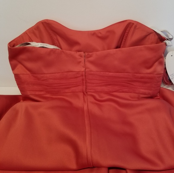 Alfred Angelo Formal Cocktail Peach Dress size 10 - Picture 6 of 8